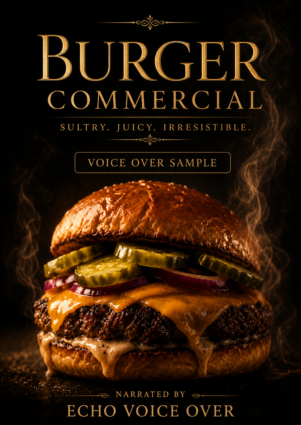 Burger commercial